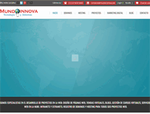 Tablet Screenshot of mundoinnova.net